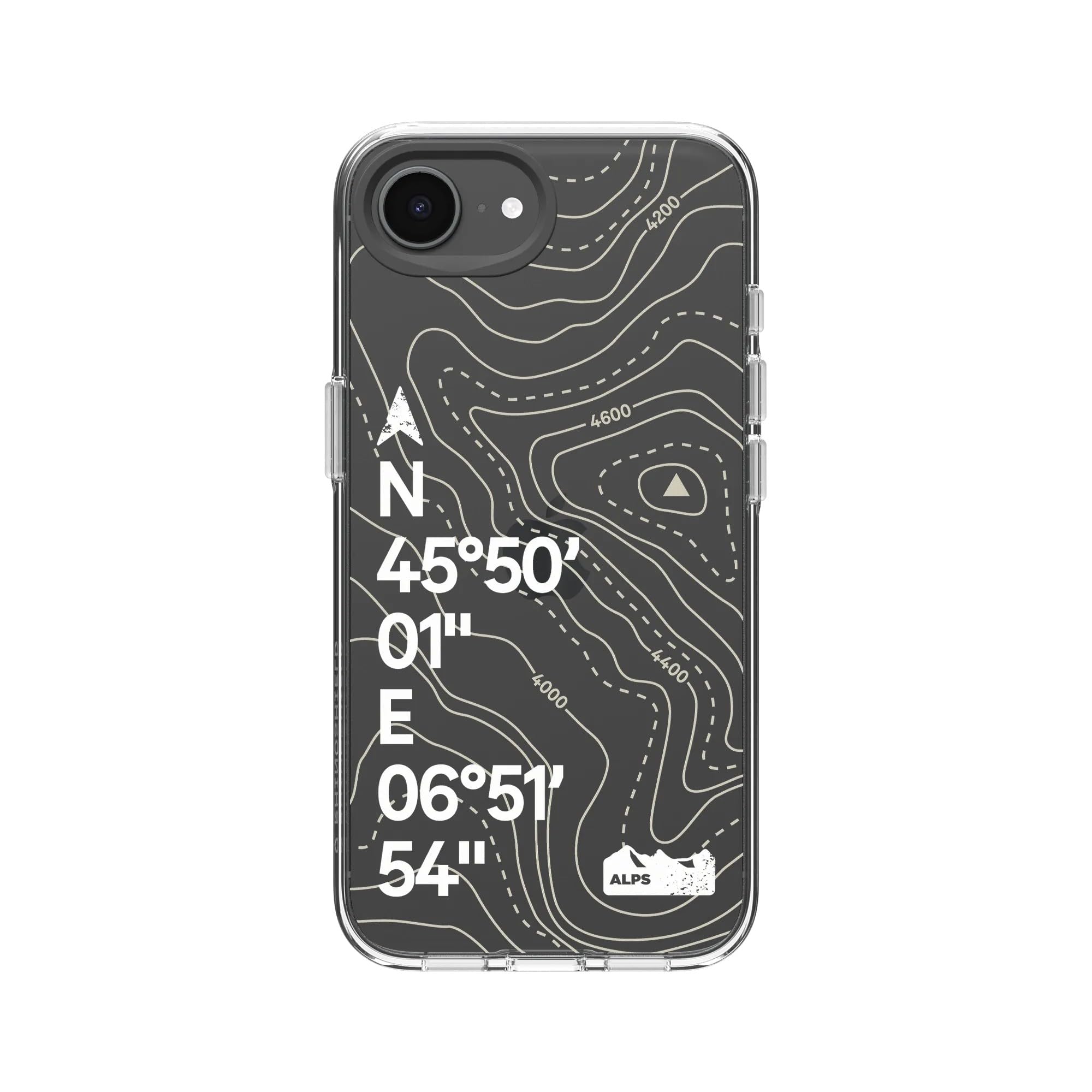 Coque iPhone 17e transparente antichoc personnalisable avec protection objectifs noir