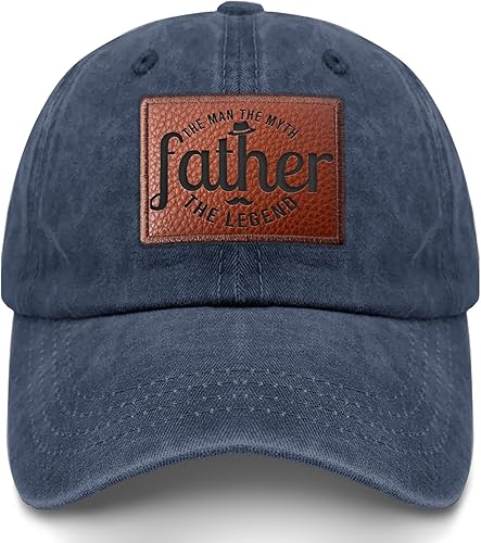 BAZMATI Legend Man Father Myth Golf hat Humor Outdoor Hat Gifts for Men Who Like Engraved,Golf Hats Suitable for Beach Accessories for Vacation Navy