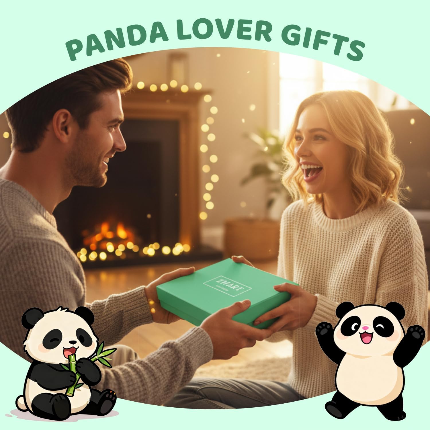 Zmart Funny Socks for Women Men - Sloth Monkey Gifts, Wolf Panda Fox Socks for Teens - Image 4