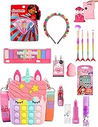Presente Menina Maquiagem Criança Com Bolsa Pop It
