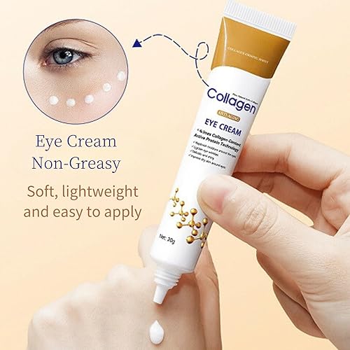Miniatura 3 de Crema de ojos de colágeno antienvejecimiento - Crema de ojos para hinchazón y bolsas debajo de los ojos - Crema debajo de los ojos para ojeras -