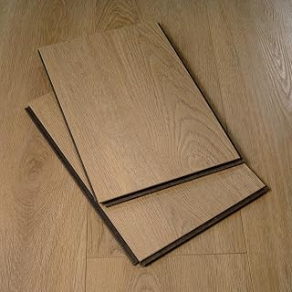 Flooret 12” Cut Sample Laminate Plank Flooring | DIY Click Installation, AC5 Scratch Rating and Pet-Friendly | Russo Arista Laminate