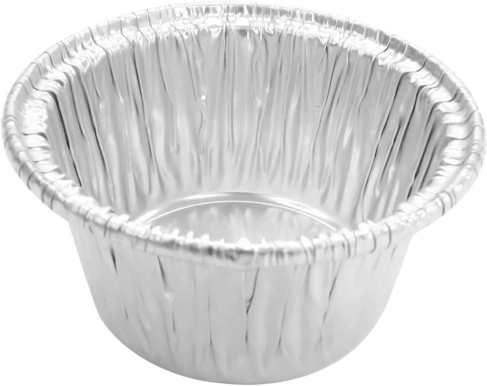 KitchenDance Disposable Colored Aluminum Foil Mini Ramekin Cup - 2 Ounces Round Heavy Duty Aluminum Foil Pans for Baking, Storing, Preparing Food - Oven Safe Pan, Pack of 1000, S220