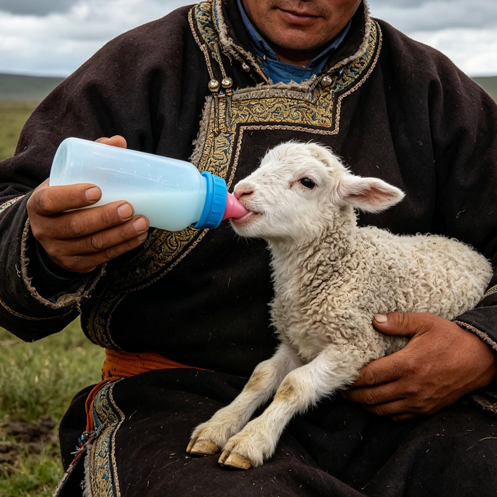 6 biberon in plastica per Bestiame con beccuccio esteso per Piccoli vitelli Pecora, Animali da Fattoria, Attrezzature per l ' Alimentazione capre