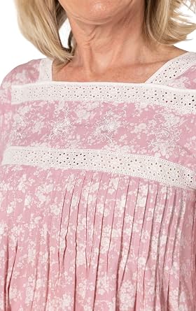 The 1 for U Victorian Nightgown - Night Dress for Women Sleepwear, Kate 100% Cotton Gown