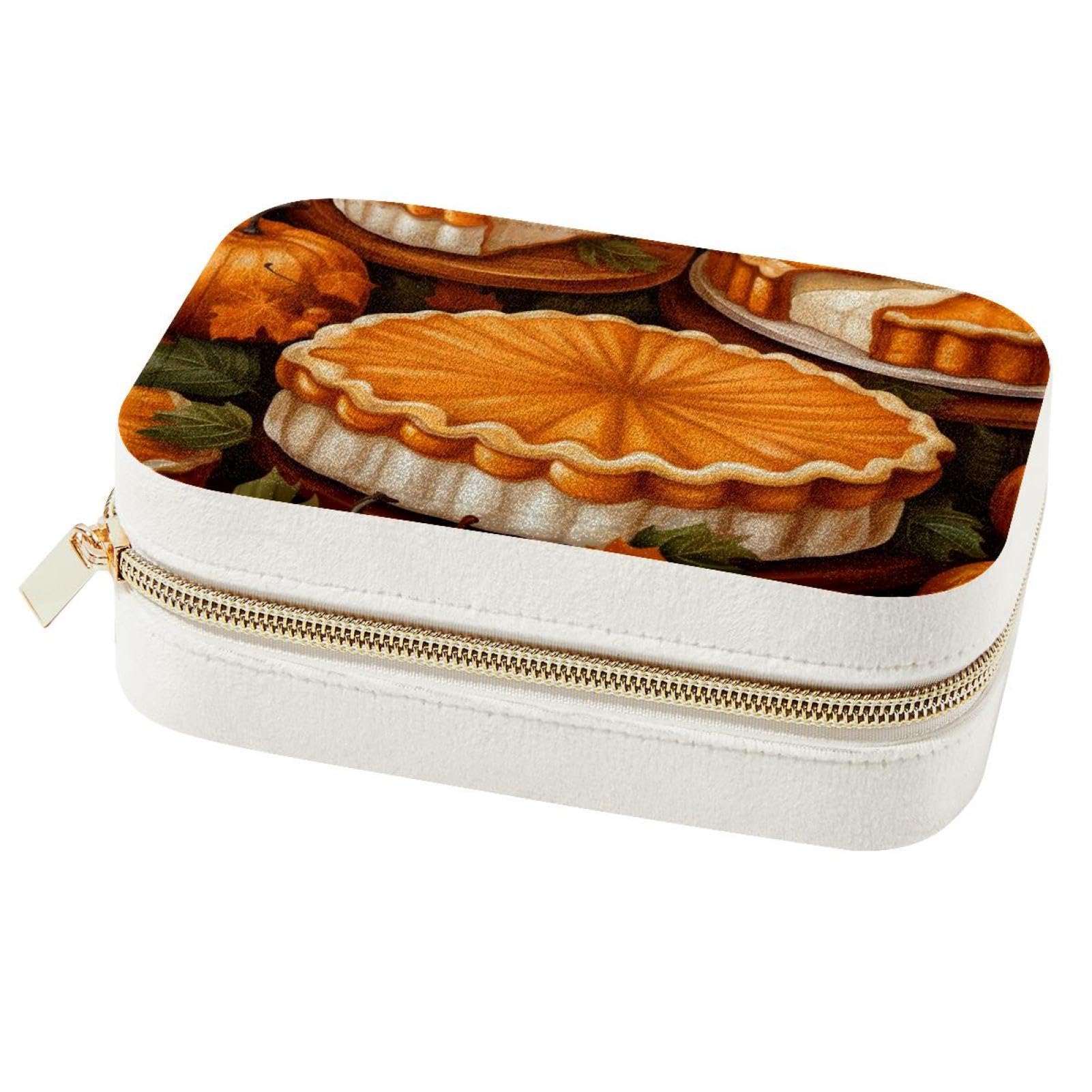 Boîte à bijoux Citrouille Pie B - Le cadeau de Thanksgiving idéal pour femmes et filles