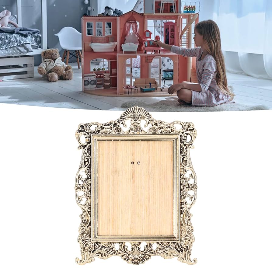 フランスブロカント ミニチュア　ドールハウス　フレーム MINIATURE 家具・インテリア ミニチュアドールハウスのフレーム