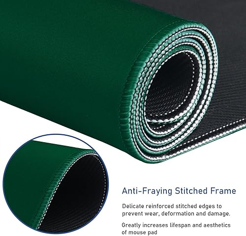 Vista 101 de Alfombrilla de mouse grande para juegos, 31.5 x 15.7 x 0.12 pulgadas, alfombrilla de mouse extendida, antideslizante, resistente a derrames