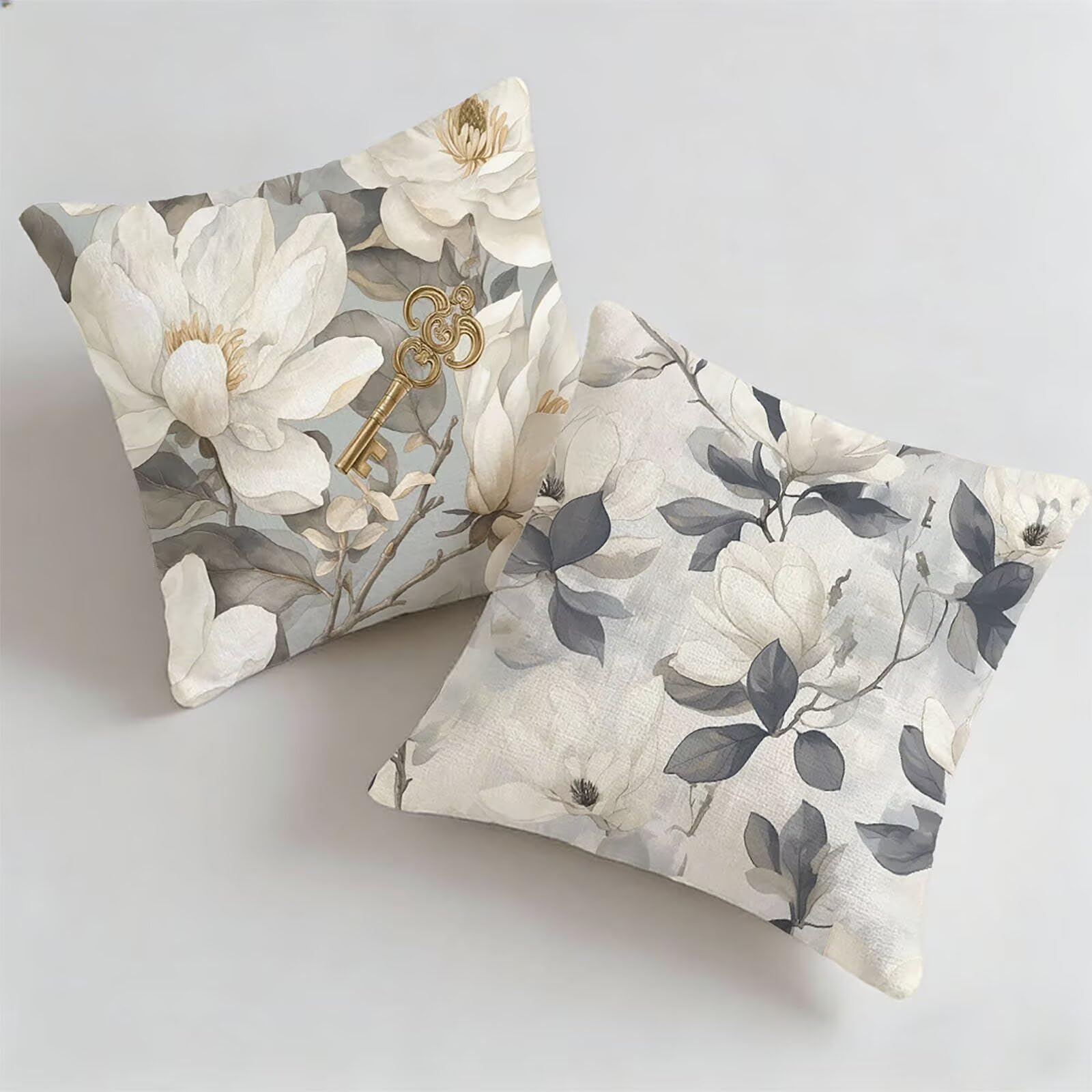 Housse de coussin canapé botanique imperméable pour protéger vos fauteuils de jardin de l'eau