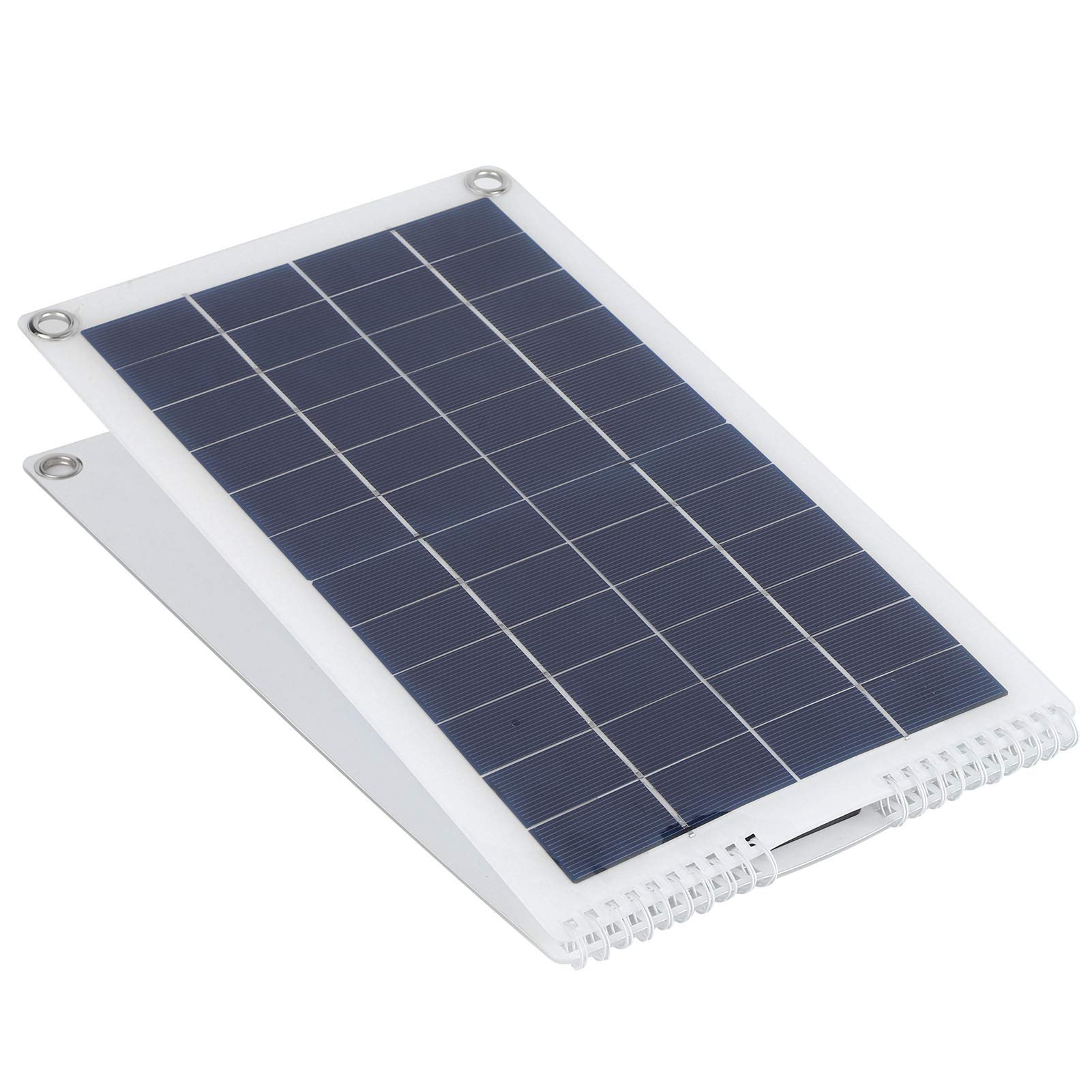 Cryfokt Caricatore a Pannello Solare Pieghevole 28W Polisilicio Portatile con Doppia Uscita USB per Campeggio all'aperto Viaggio in Chip Policristallino Ad Alta Efficienza per Telefono Cellulare
