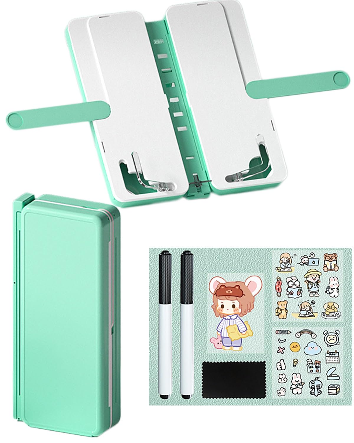 Amazon.co.jp: ブックスタンド 筆箱 ペンケース おしゃれ 書見台