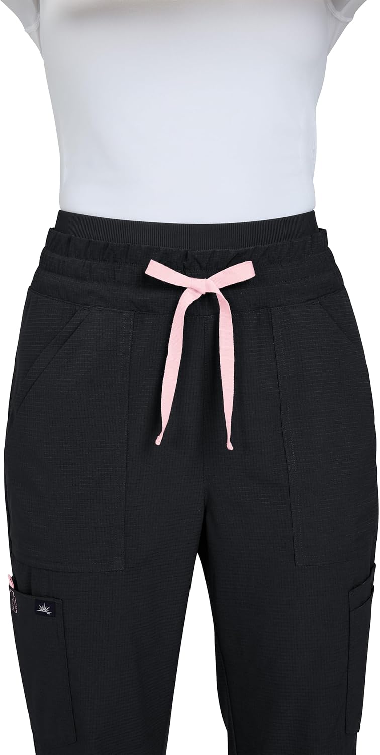 KOI Solis x Freda Women's 6-Pocket Wide Leg Scrub Pant - Image 3