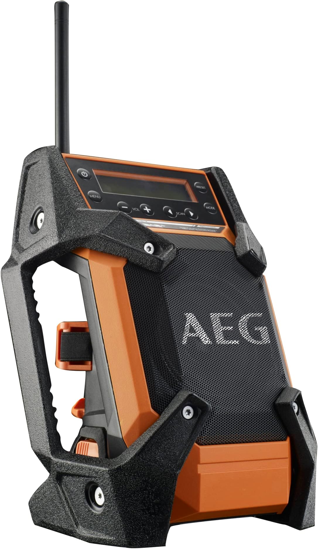 AEG Construction site radio with DAB+ FM 18 V for mains or battery operation, robust housing, without battery - BR1218C-0