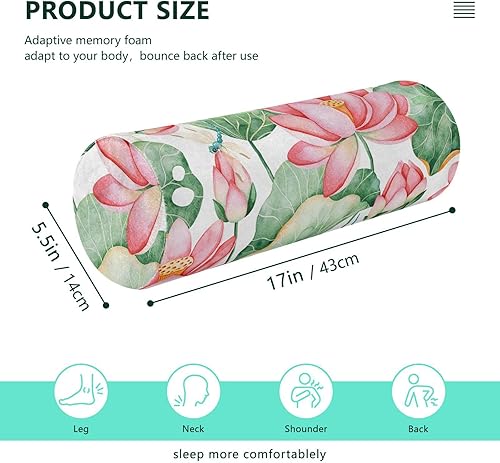 Miniatura 3 de Almohada de almohada de cuello largo para sofá de dormir, almohadas redondas, funda de almohada cilíndrica, fundas de almohada cervicales con