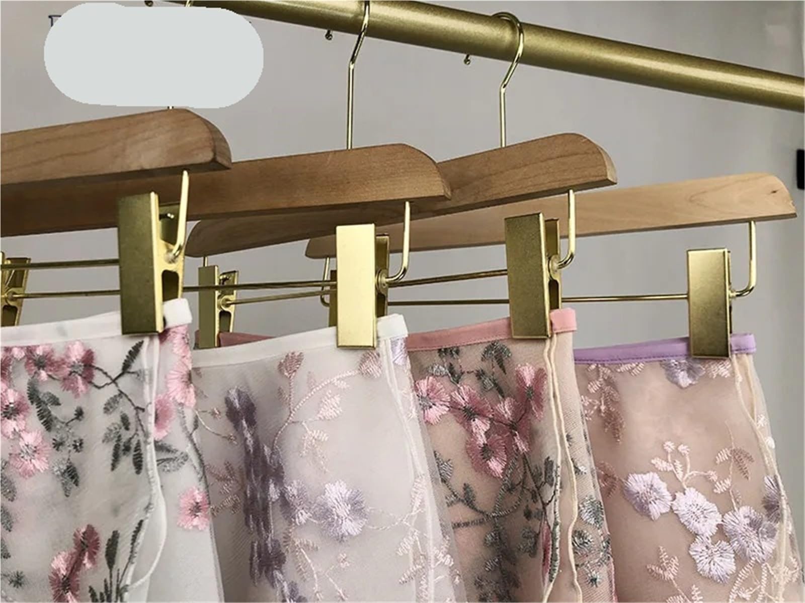Jupe Courte de Ballet, Grande Fleur, Broderie Double Couche