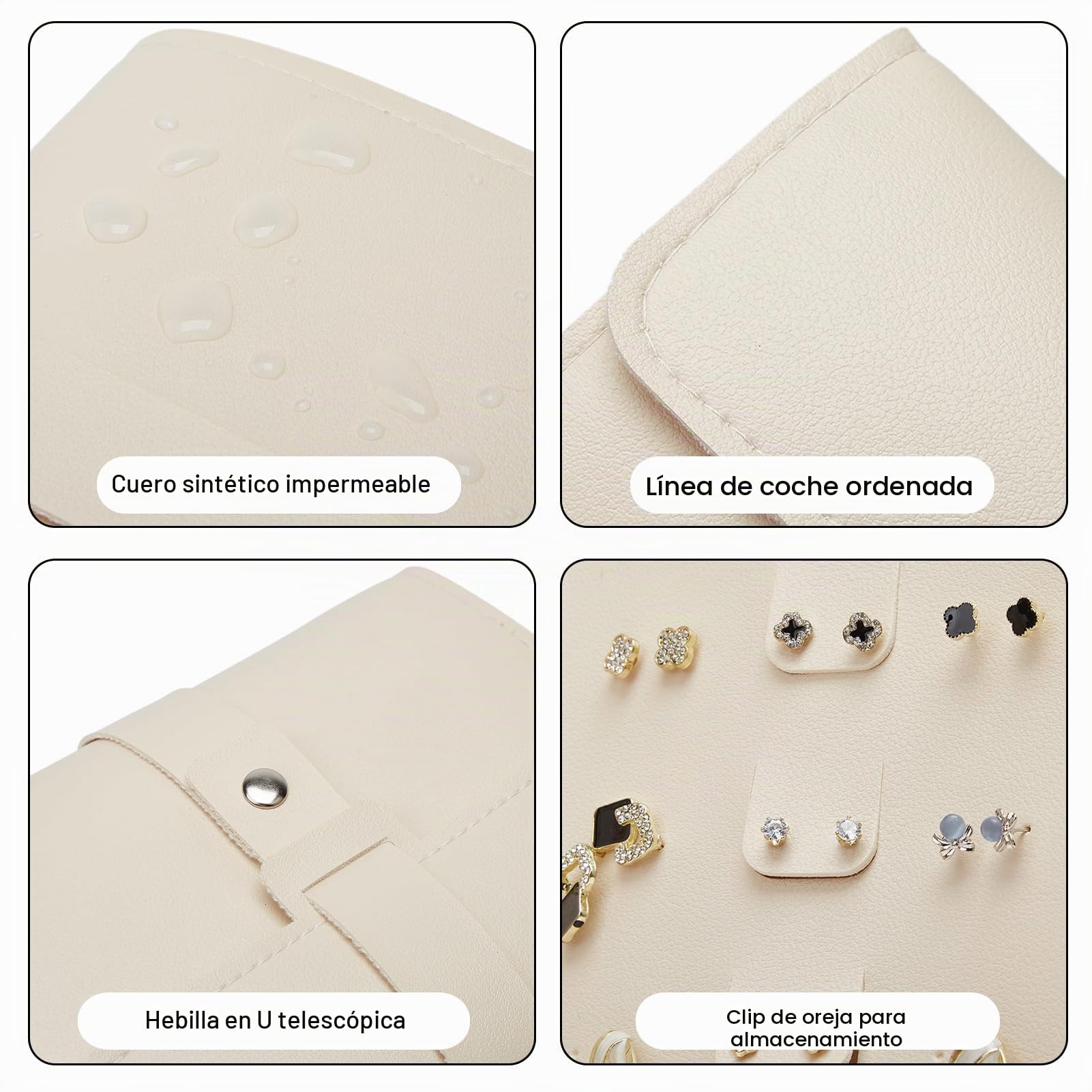 ZHIERNA Pendientes para guardar joyas y objetos pequeños, prácticos para niñas y mujeres