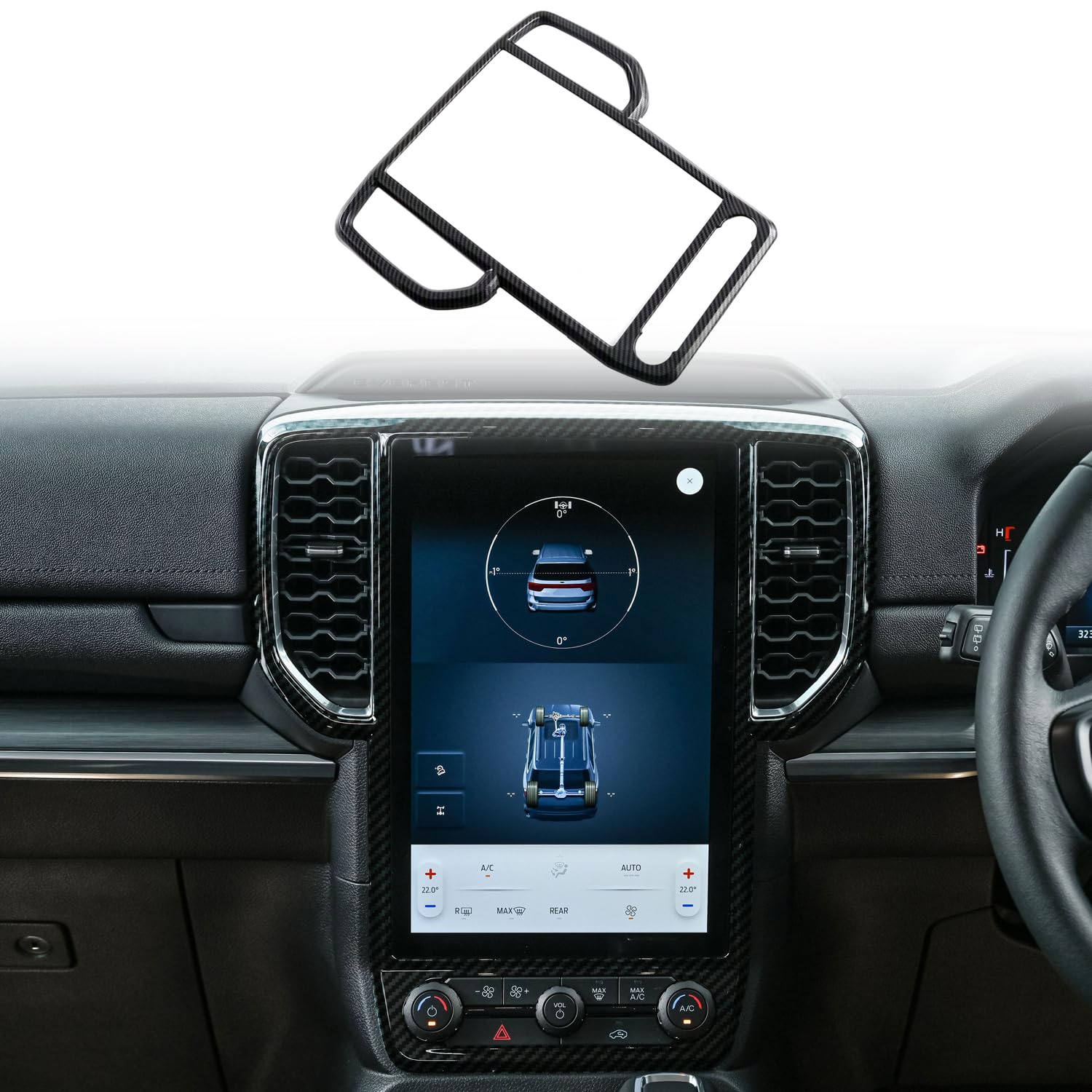 CTH for Ford Ranger 2024-2025 Interior Center Console Air Vent Outlet Window List Switch Control Button Gear Shift — view 4