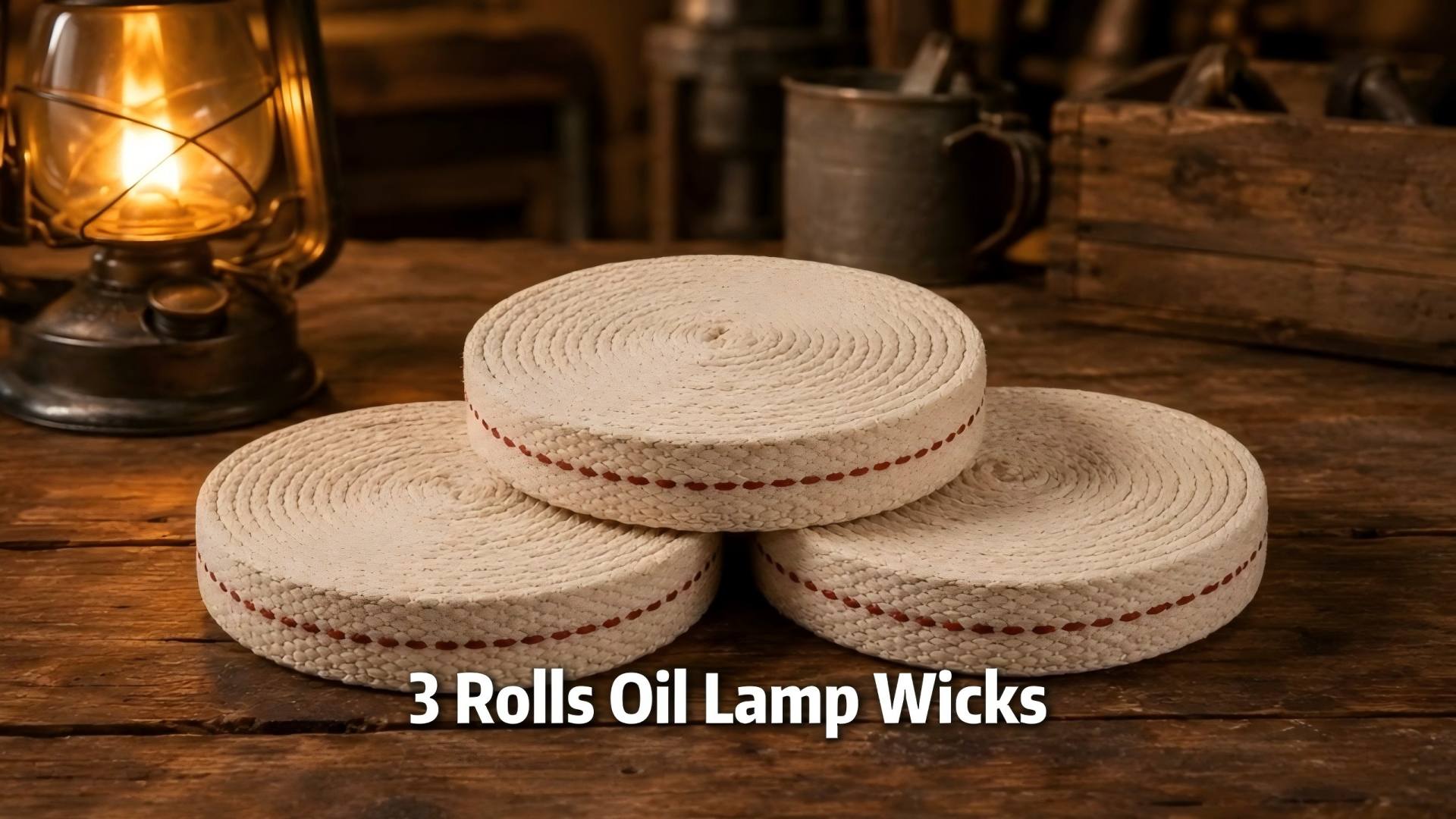 Amazon.com: Sukh Oil Lamp Wicks - Lantern Wicks 3 Rolls 1/2 Inch