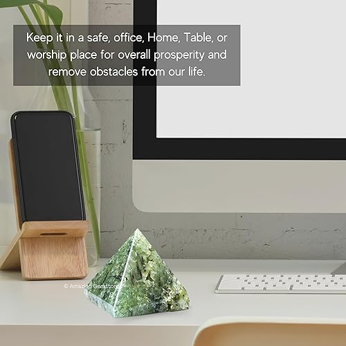 Miniatura 103 de Amazing Gemstone Lapis Lazuli Pyramid Crystal Healing Stones - 2" Great Pyramid Figurine of Natural Stone Pyramid for Meditation, Reiki, Chakra