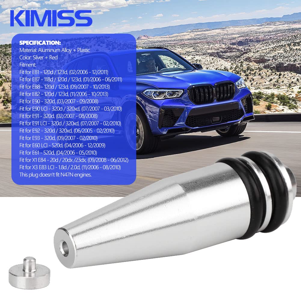 Swirl Flap, KIMISS piastra di rimozione blank con guarnizioni per motori N47 2.0