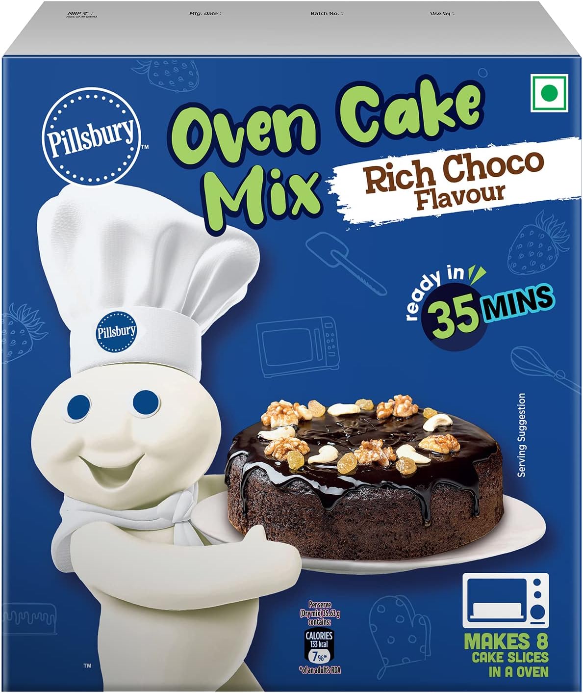 Oven Cake Mix, Rich Chocolate, 285 gm