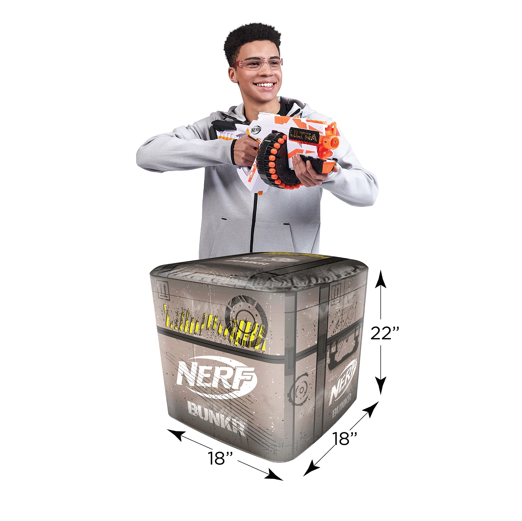 Buy Nerf Bunkr BKN3404 Nerf Go Set3 Inflatable Stackable Obstacle