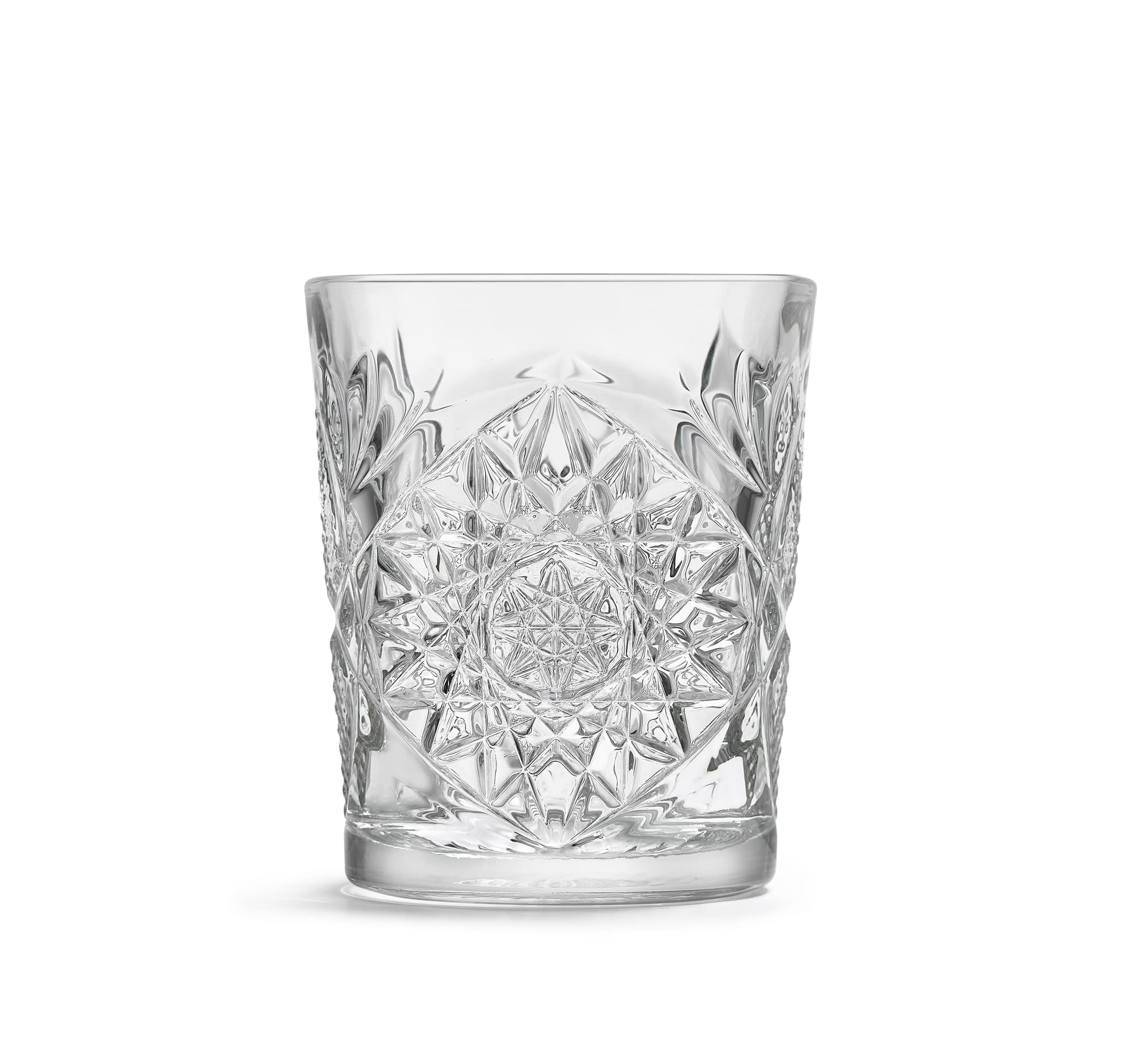 Bicchieri Hobstar della Libbey - 355 ml/ 35,5 cl - Set di 6 - Design vintage - Lavabili in lavastoviglie - Di alta qualità