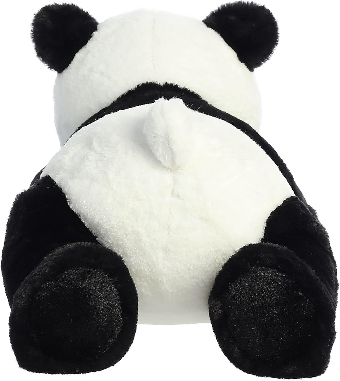 Aurora® Snuggly Super Flopsie™ Panda Stuffed Animal - Large Size for Giant Cuddles - Perfect for Decorating Rooms and Birthday Gifts - Black 28 Inches