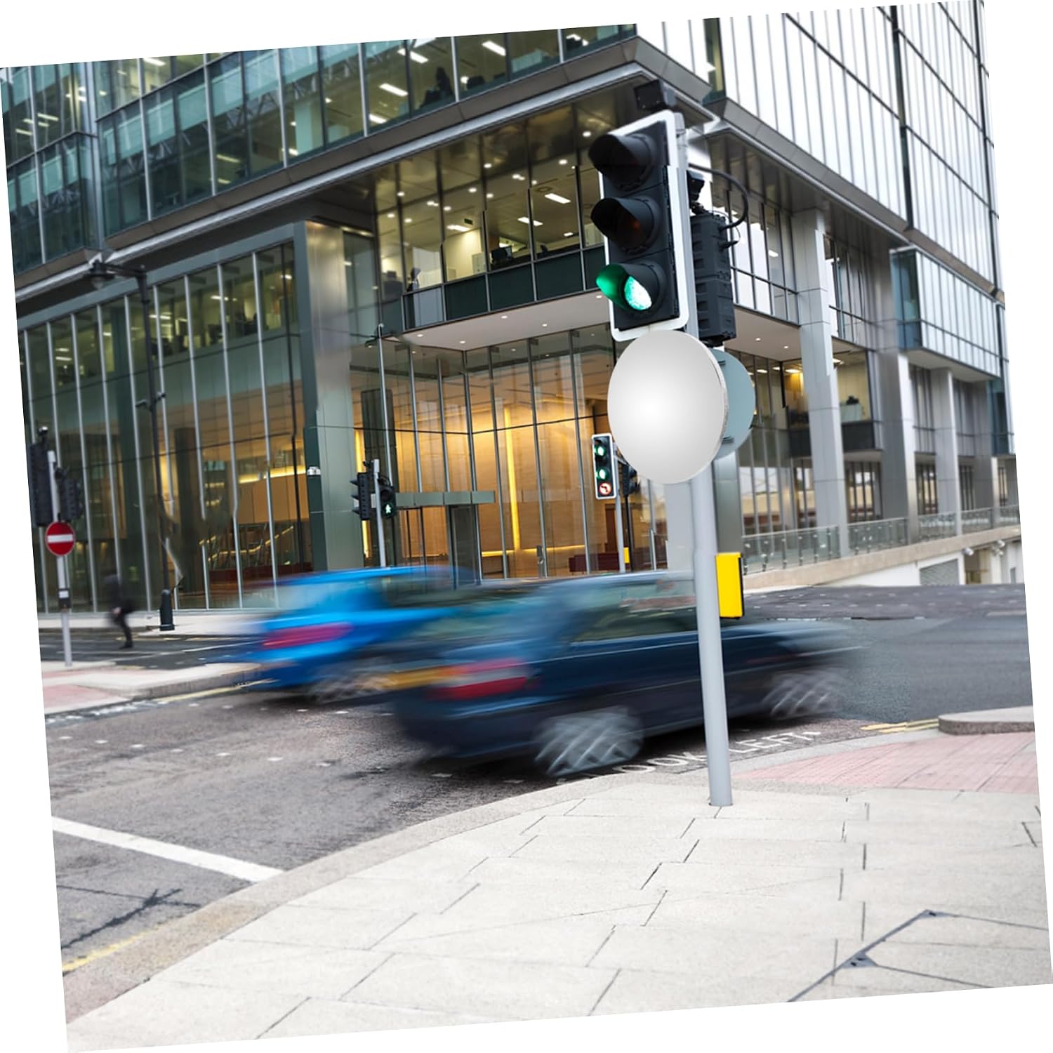 Alipis Security Mirror Lightweight Convex Traffic Mirror for Outdoor Driveway Parking Safety