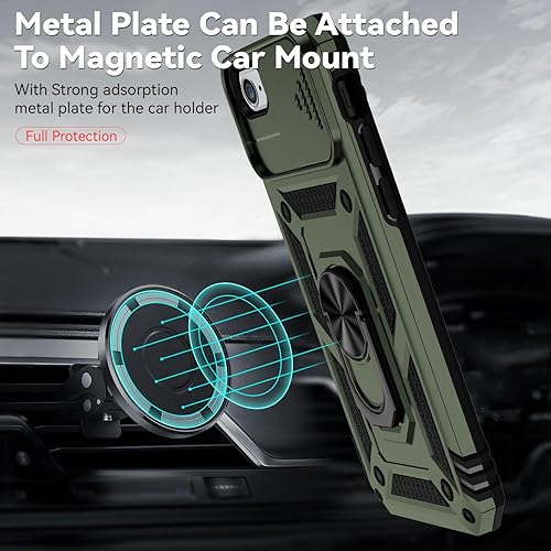 Miniatura 8 de Funda para iPhone SE 20223rd2020, iPhone 87, con protectores de pantalla y funda para cámara, grado militar de 16 pies. Funda protectora a prueba de