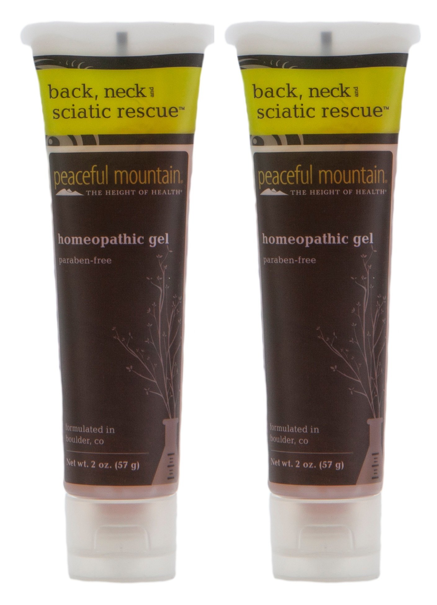Buy Peaceful ain Back, Neck and Sciatic Rescue (Pack of 2) with Grape