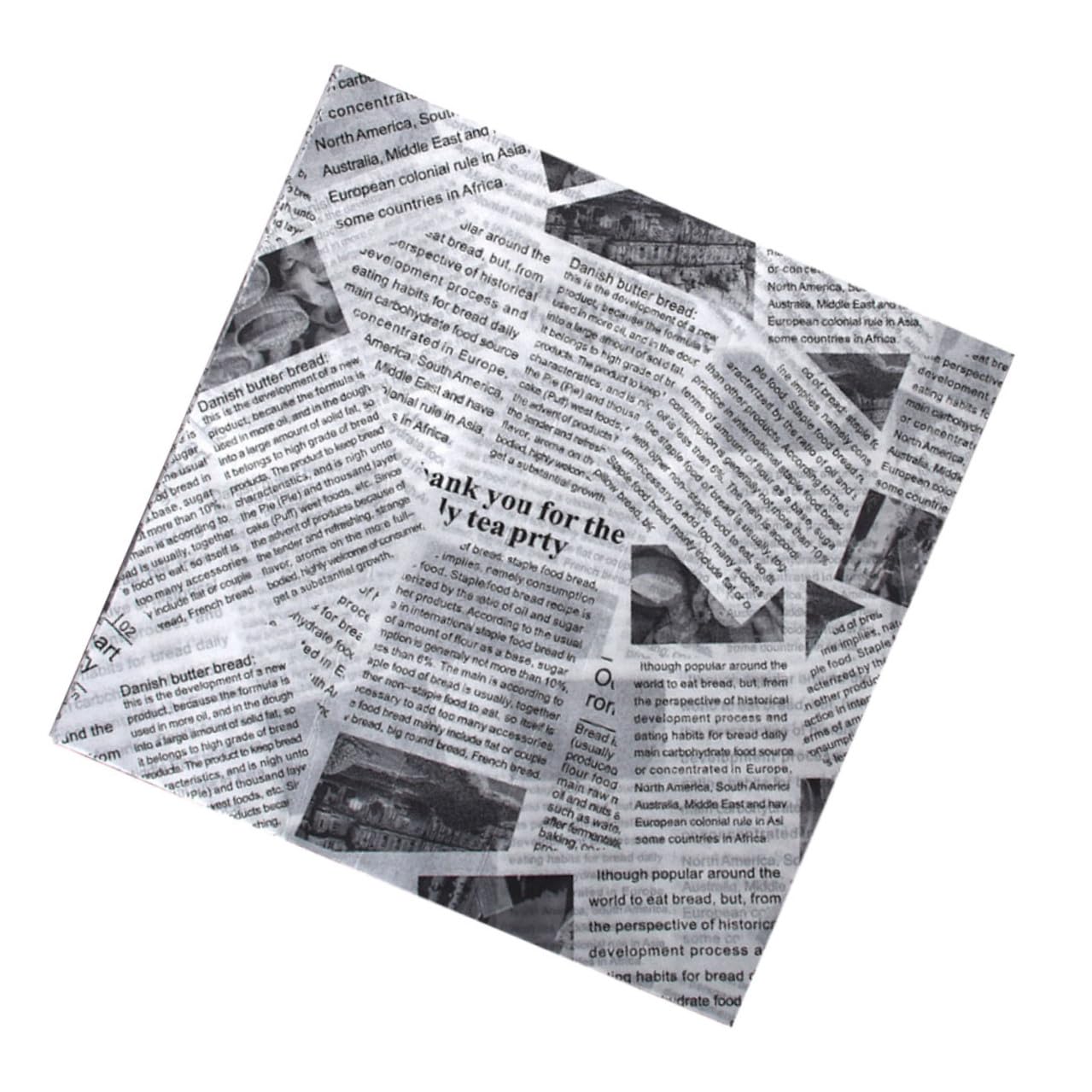 Homoyoyo Carta da Forno Oleata Resistente al Calore 25X25 CM 500 Pezzi per Hamburger Snack e Fritture Carta Antiolio in Polpa di Legno per Uso Alimentare per Pizza e Imballaggi
