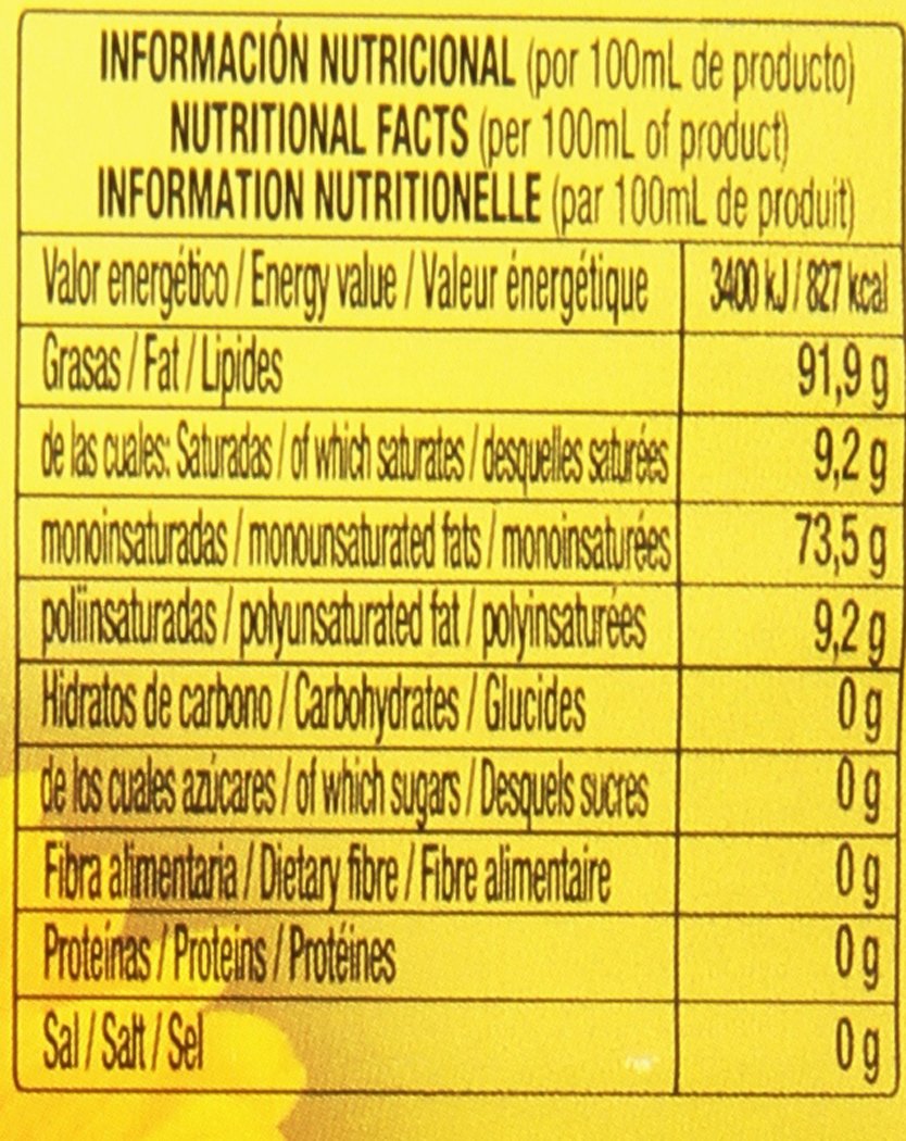Gourmet Aceite Refinado de Girasol Alto Oleico, 5L