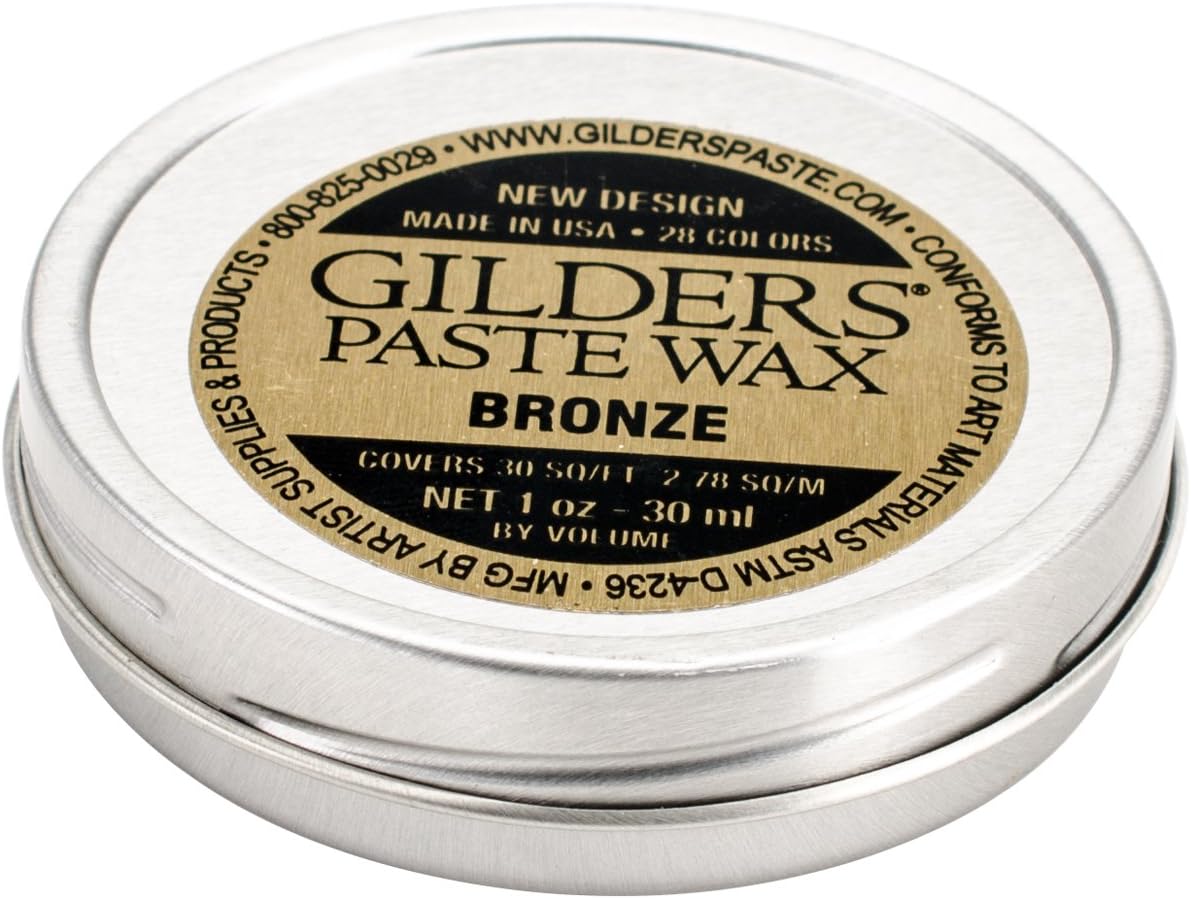GP-BRZ27 Baroque Art Gilders Paste, 1-Ounce, Bronze