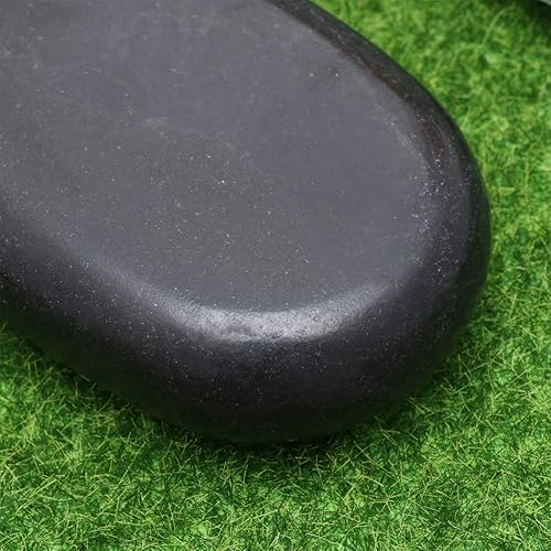 Miniatura 4 de Juego de aceites esenciales, calentador caliente, 2 piezas, piedras de masaje esenciales, piedras calientes para masaje de spa, 3.1 x 2.4 in, lado