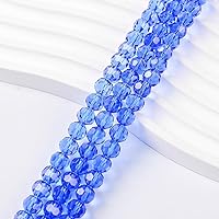 Vista 11 de 200 cuentas de cristal redondas de champán de 0.315 in para la fabricación de joyas