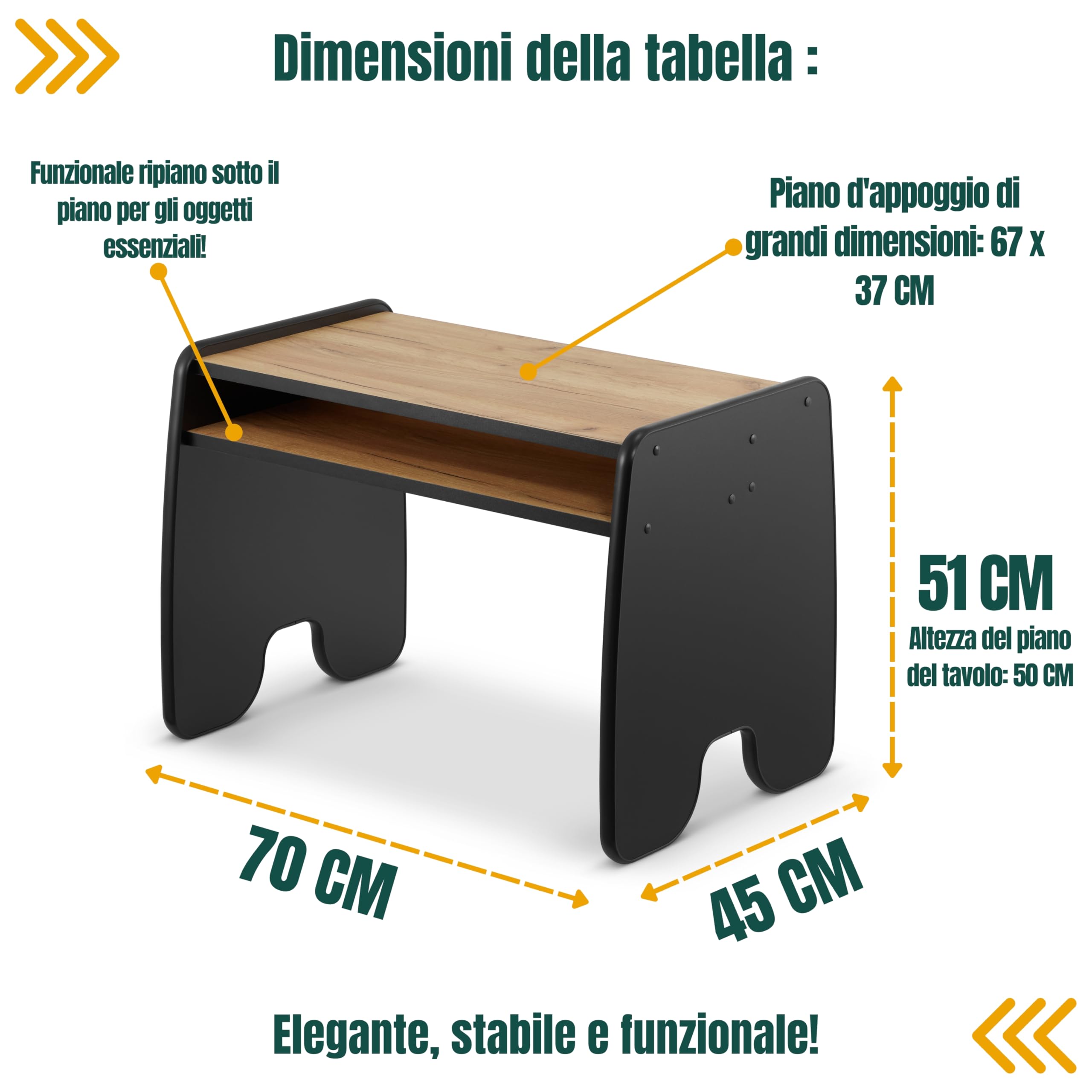 defiPad® Tavolino Bambini con 2 Sedie | Elegante Tavolo Contenitore con Comoda Sedia | Tavolino e Sedie per Bambini | Mobili per Cameretta e Stanza dei Giochi