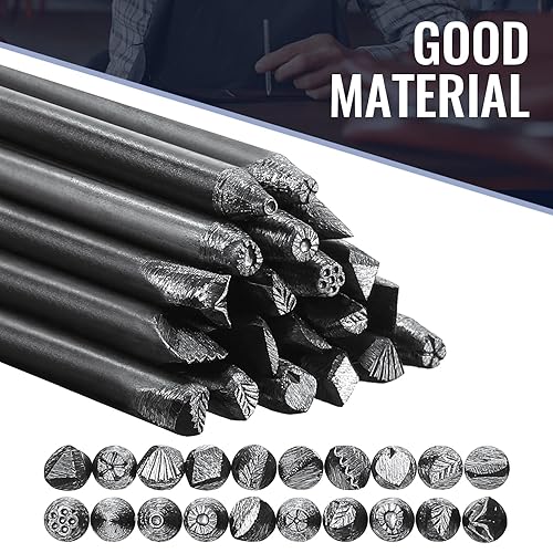 Miniatura 4 de Juego de 20 troqueles de acero de 0.157 pulgadas (0.157 in), práctico kit de estampado de metal, herramientas de joyería para anillo, joyería,