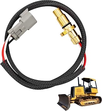 AT360574 Speed Sensor 3 Pin Compatible with John Deere 450J 450K 550J 650J 605C 605K 700J 850J, Replace AT301762,11046847