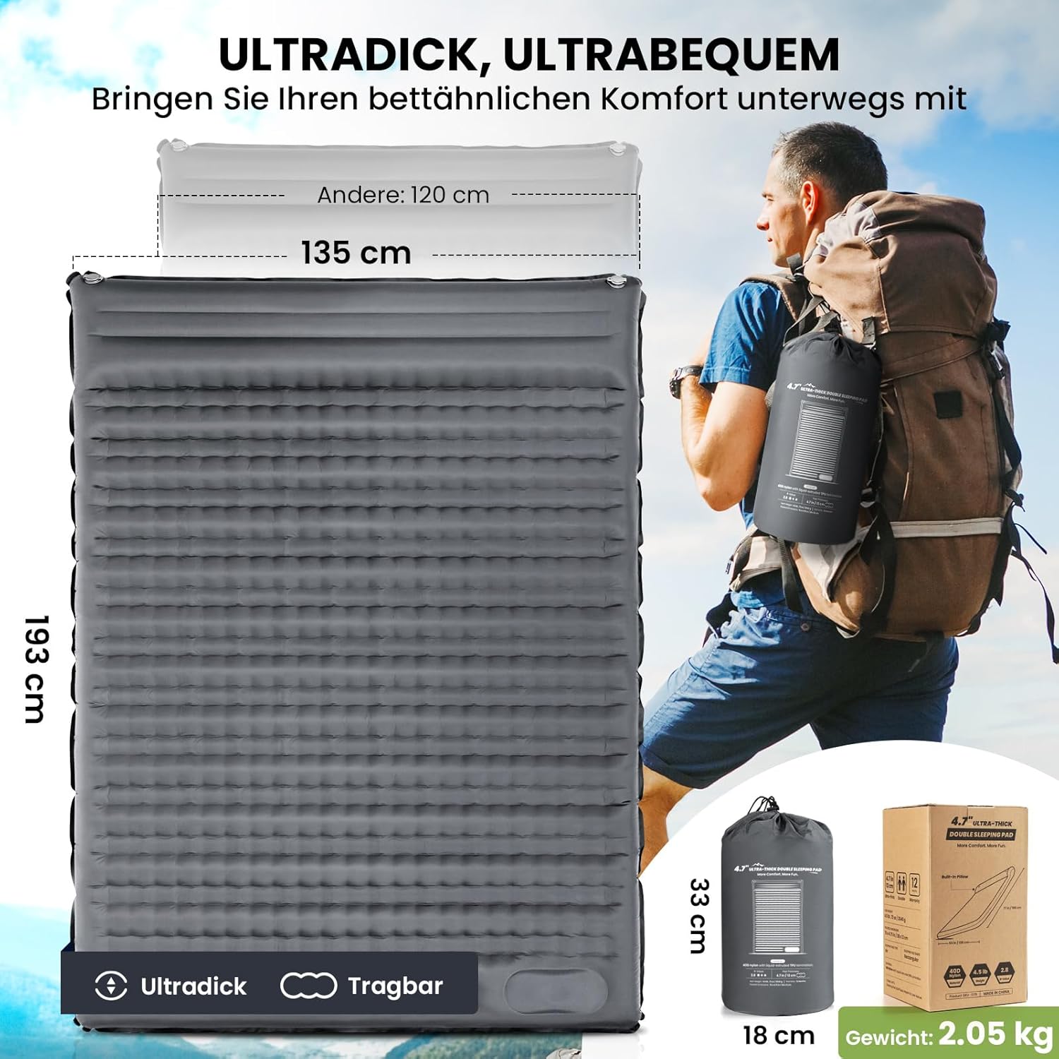 HIKENTURE matrac lábpumpa és szelepek