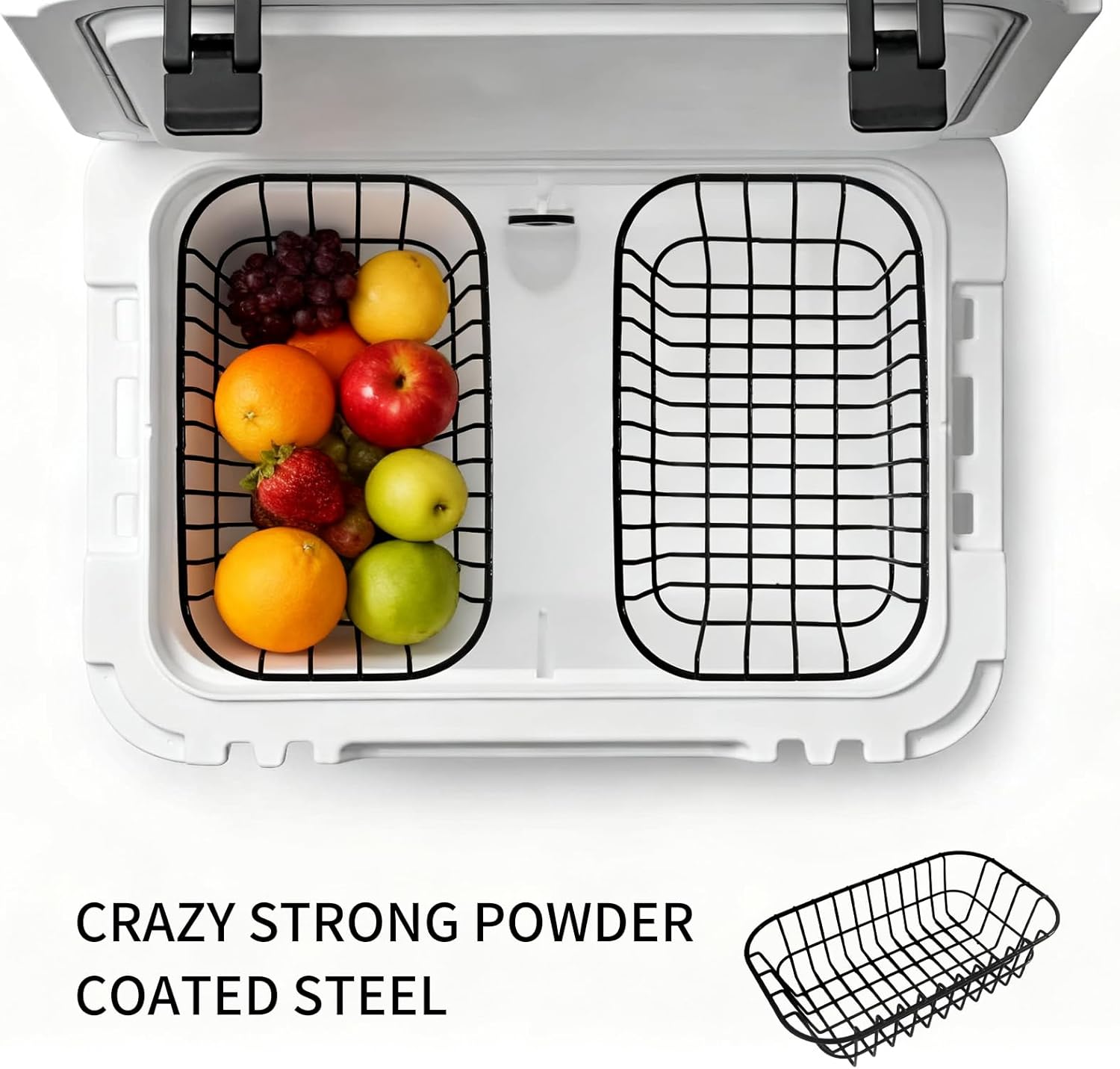Cooler Basket,Cooler Basket Compatible with YETI Tundra Haul, Yeti Roadie 48, and yeti roadie 60 Ice Chest, Coolers Accessories - Keep Food Dry & Organized.