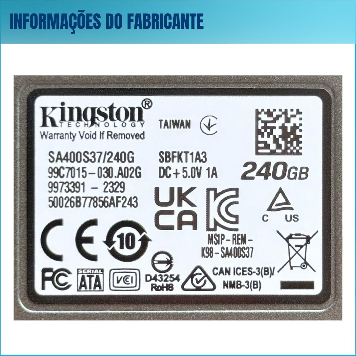 SSD 240GB Kingston A400 Review: Testado por 30 dias em home office