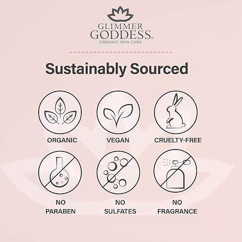 Miniatura 3 de GLIMMER GODDESS Mantequilla corporal batida orgánica, crema de naranja, vegana, libre de crueldad, hidratación de 24 horas, reduce las estrías,