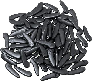 100pcs Knife Tip Protecting Sleeves Plastic Tip Guard Protector Knife Tip Edge And Point Scratch Resistant Protection, Black