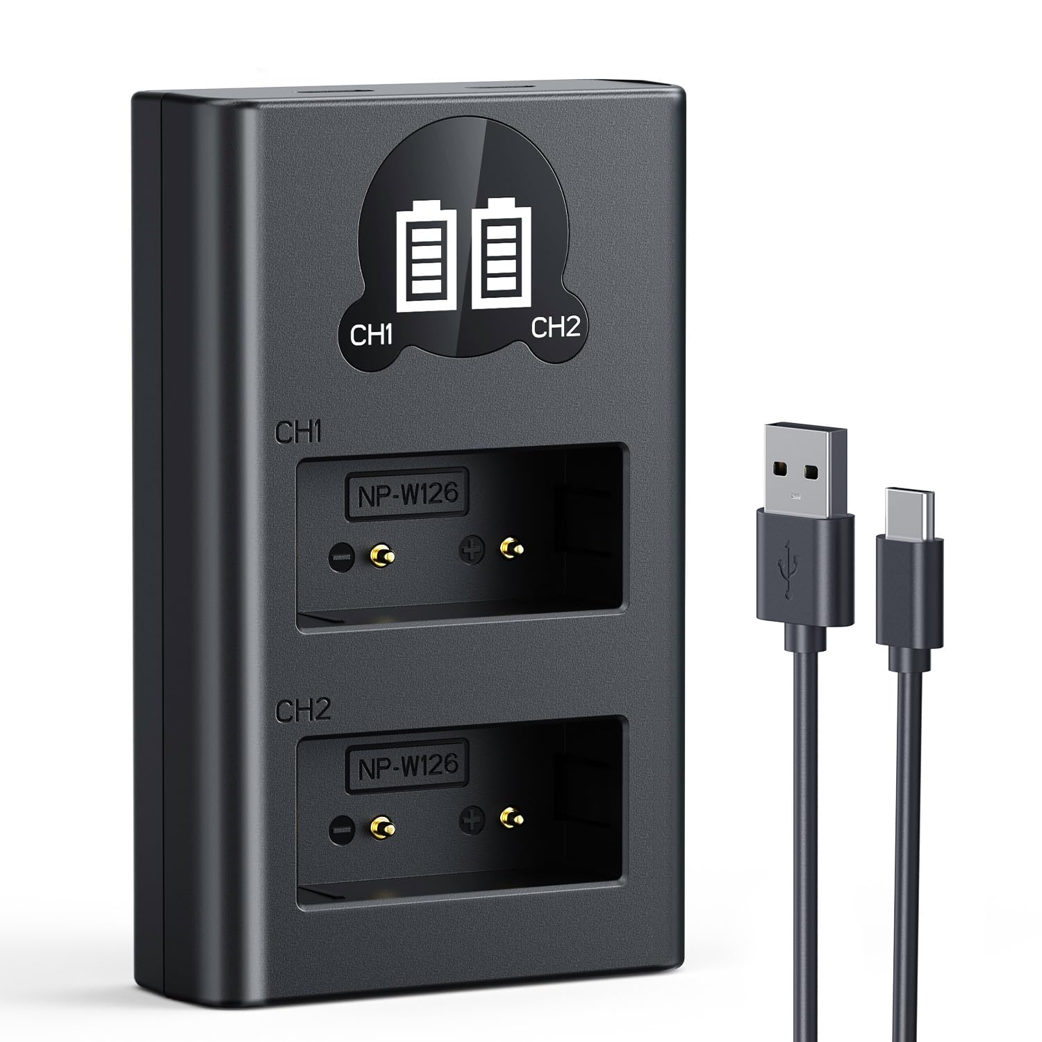 Amazon | K&F CONCEPT NP-W126 NP-W126S カメラバッテリー 充電器