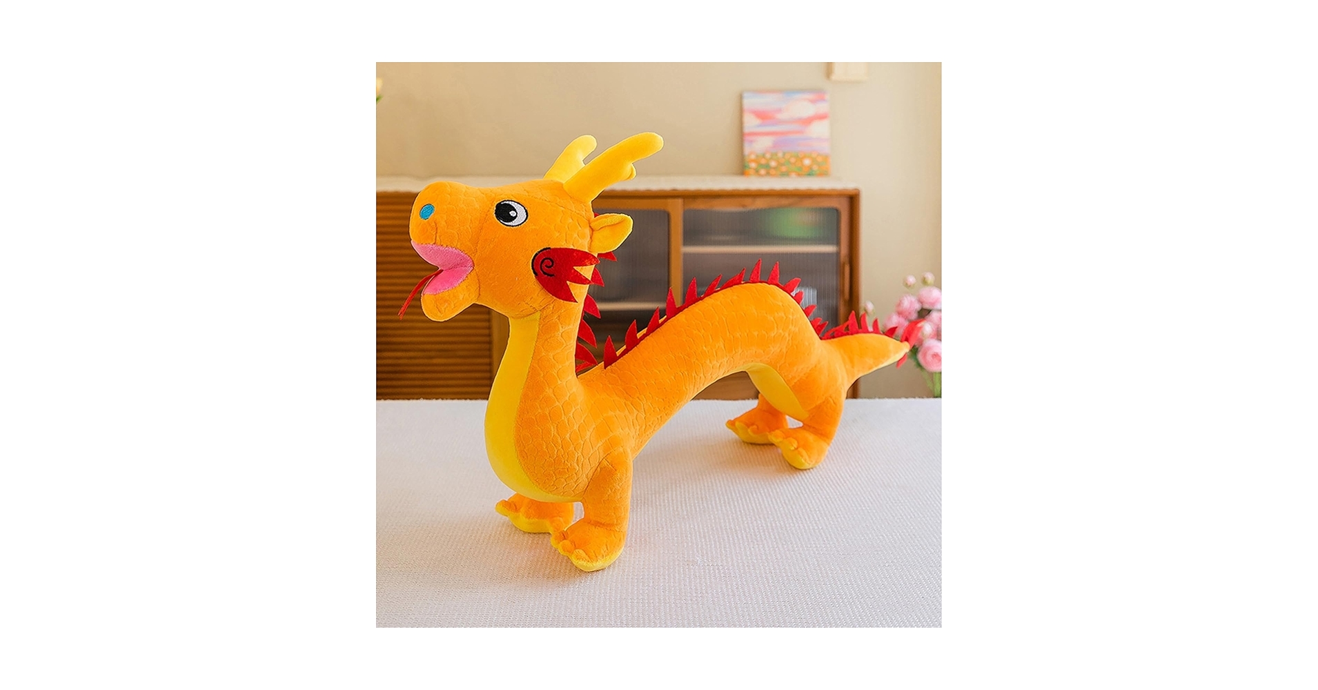Amazon.co.jp: ドラゴン ぬいぐるみ 中華龍 人形 大きい 可愛い