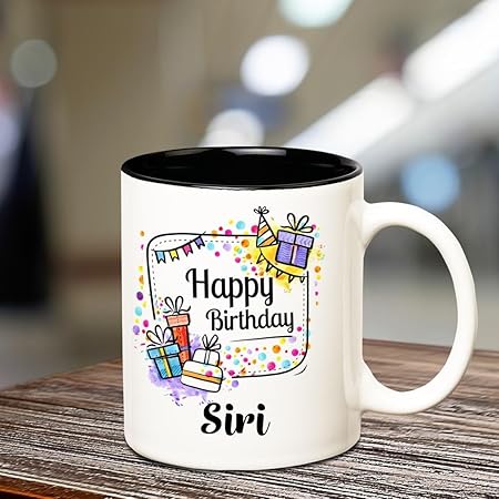 Buy Huppme Happy Birthday Siri Inner Black Coffee Name Mug Online At Low Prices In India Amazon In Buy Huppme Happy Birthday Siri Inner Black Coffee Name Mug Online At Low Prices In India Amazon In