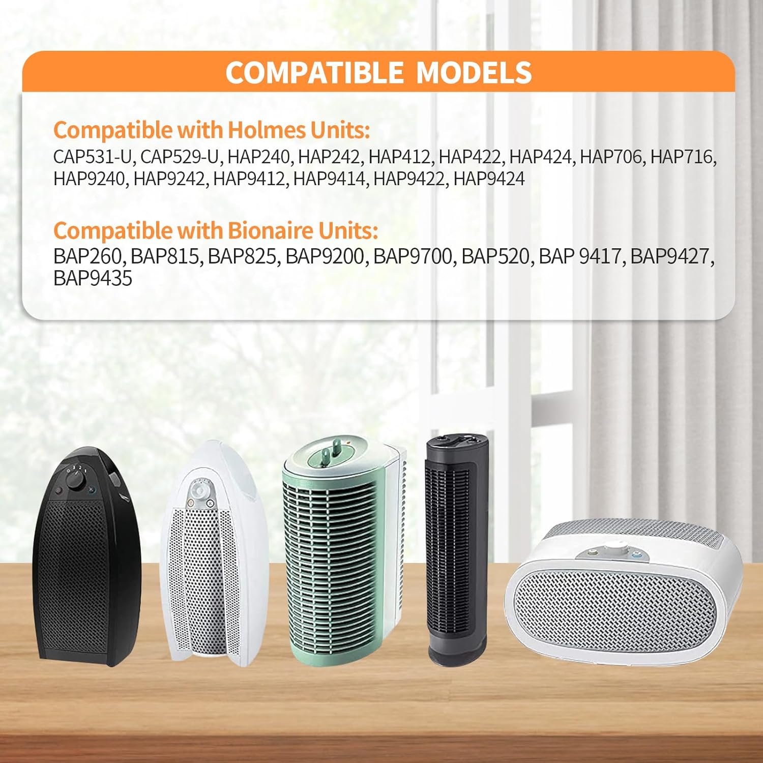 DerBlue 8pcs Smoke Grabber Filter Replacement Filters Compatible with Holmes AER1 Filter,Replacement 30AS-U4R,3-in-1 Activated Carbon Air Filter - Image 2