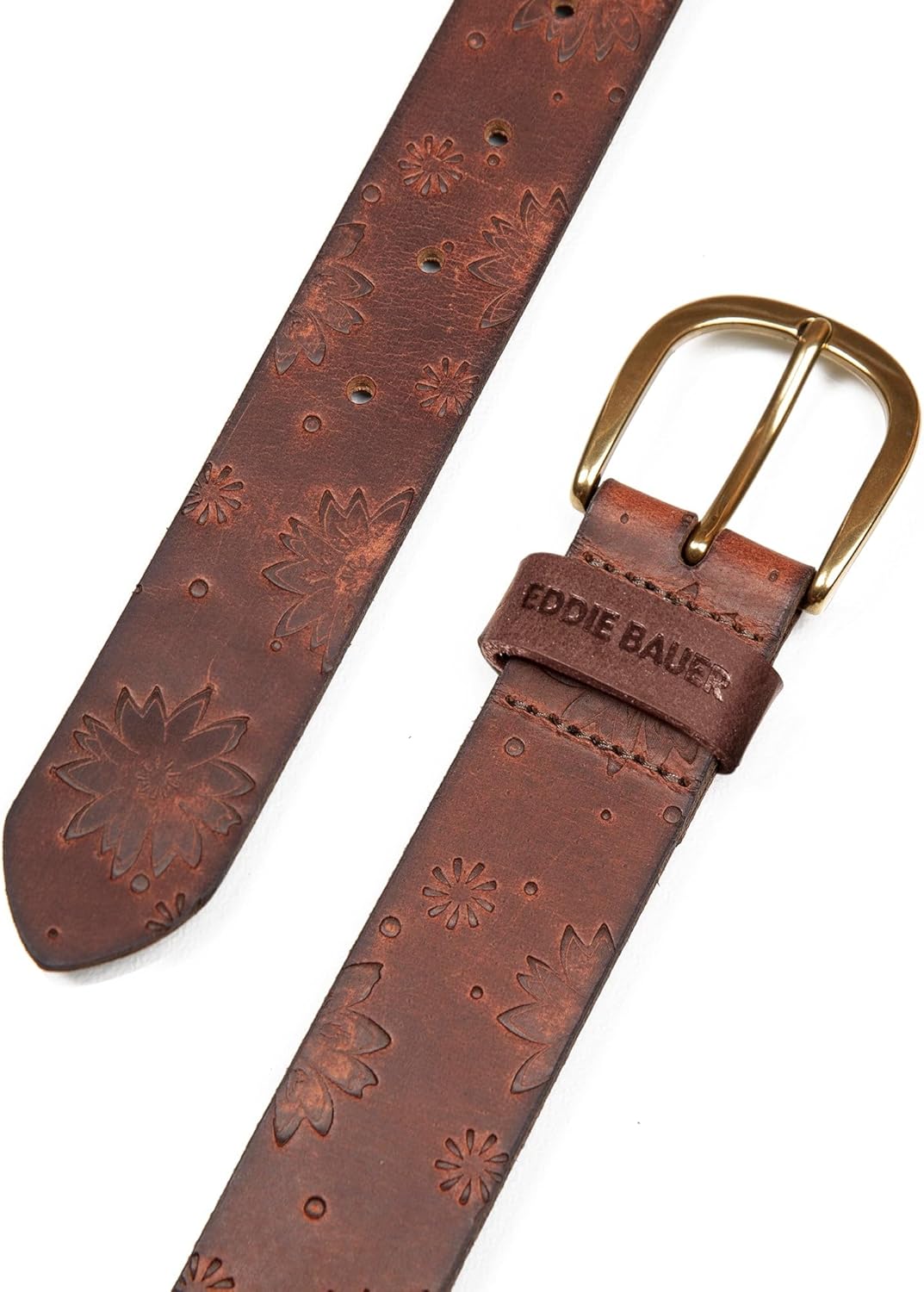 Eddie Bauer Women's Casual Leather Belts with Durable Metal Buckle - Image 5