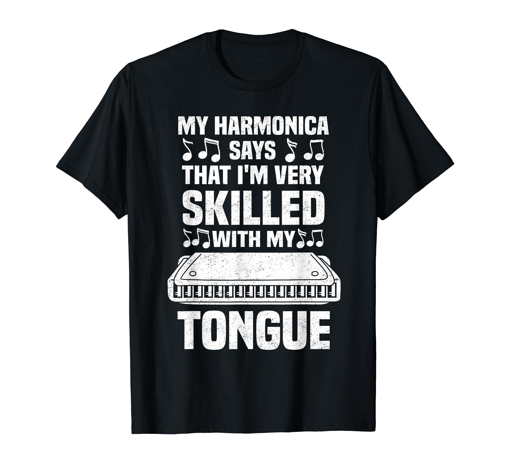 Harmonica Player ShirtsHarmonicist Mouth Organ French Harp & Harmonica T-Shirt